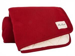 NEW HARRY BARKER quilted sherpa fleece dog blanket in red